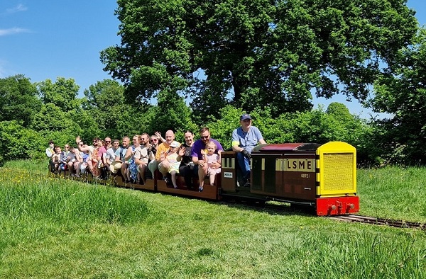 Model train in Worden Park