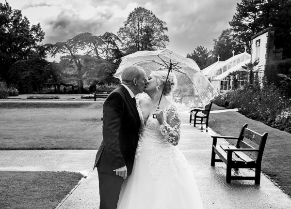 The happy couple in Worden Park