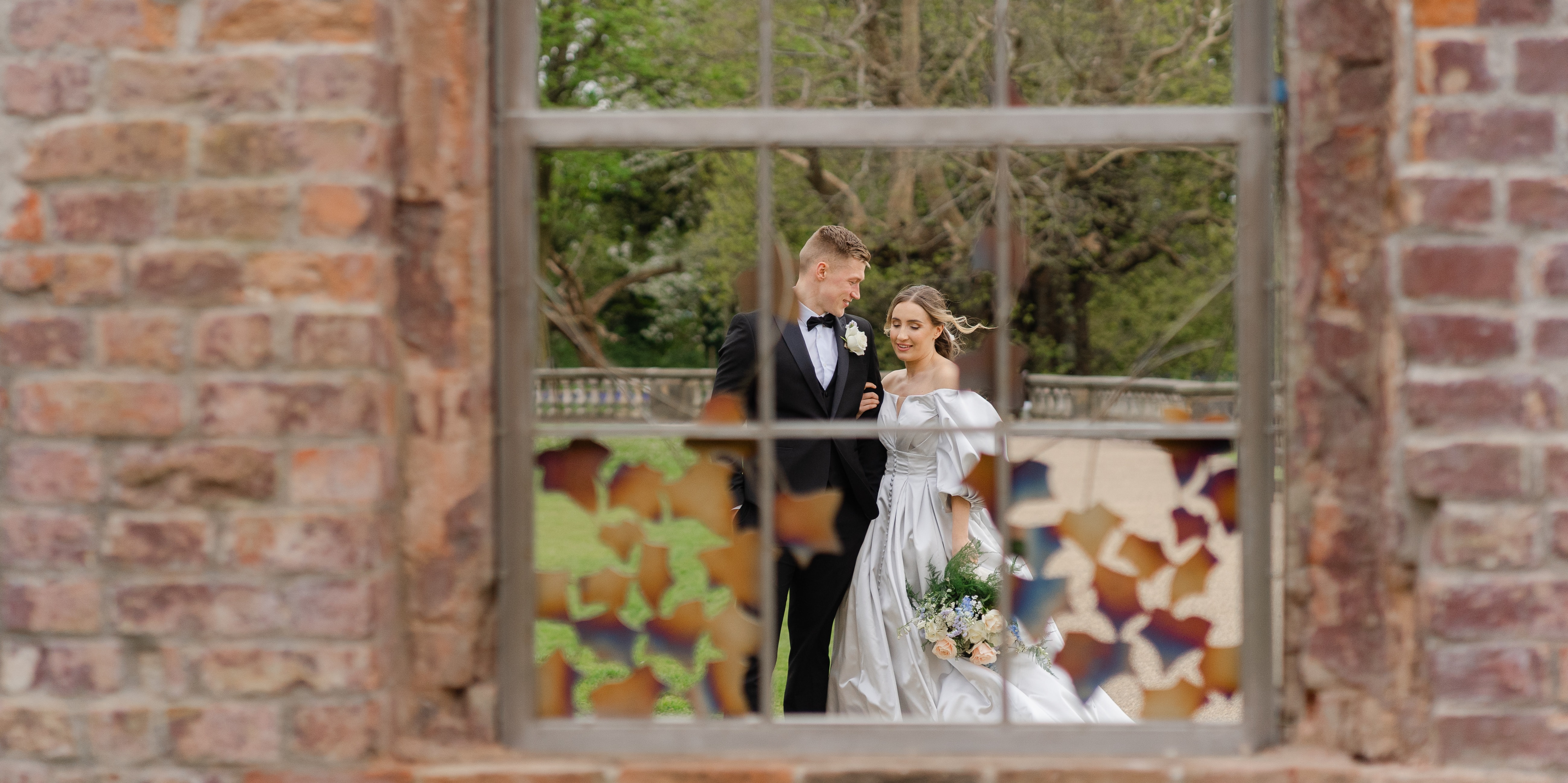 Cropped worden weddings window